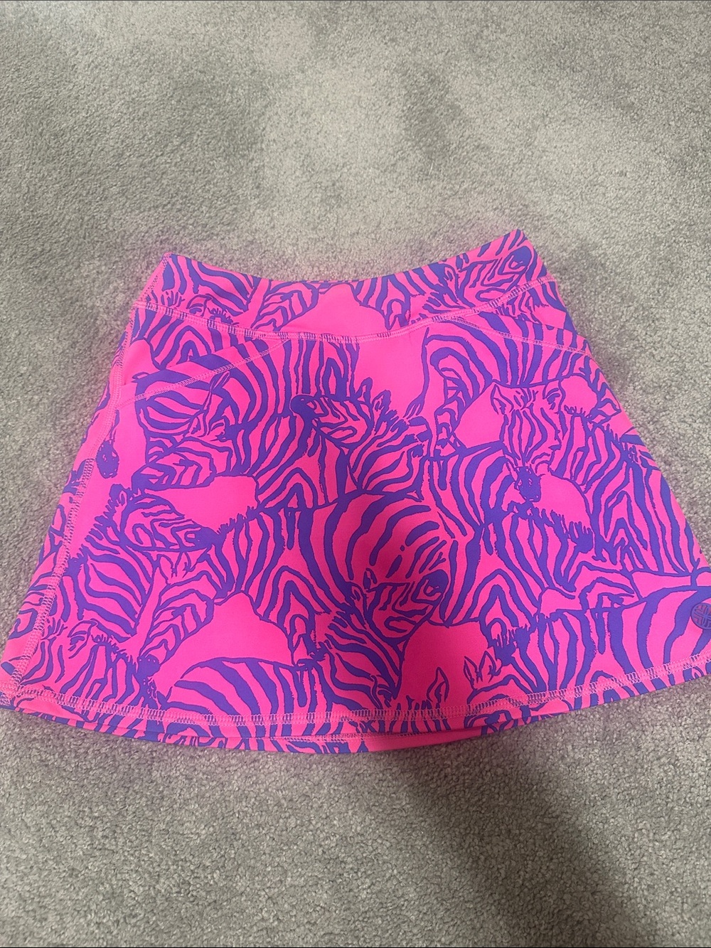 Lilly Pulitzer Pink Zebra-Print skort